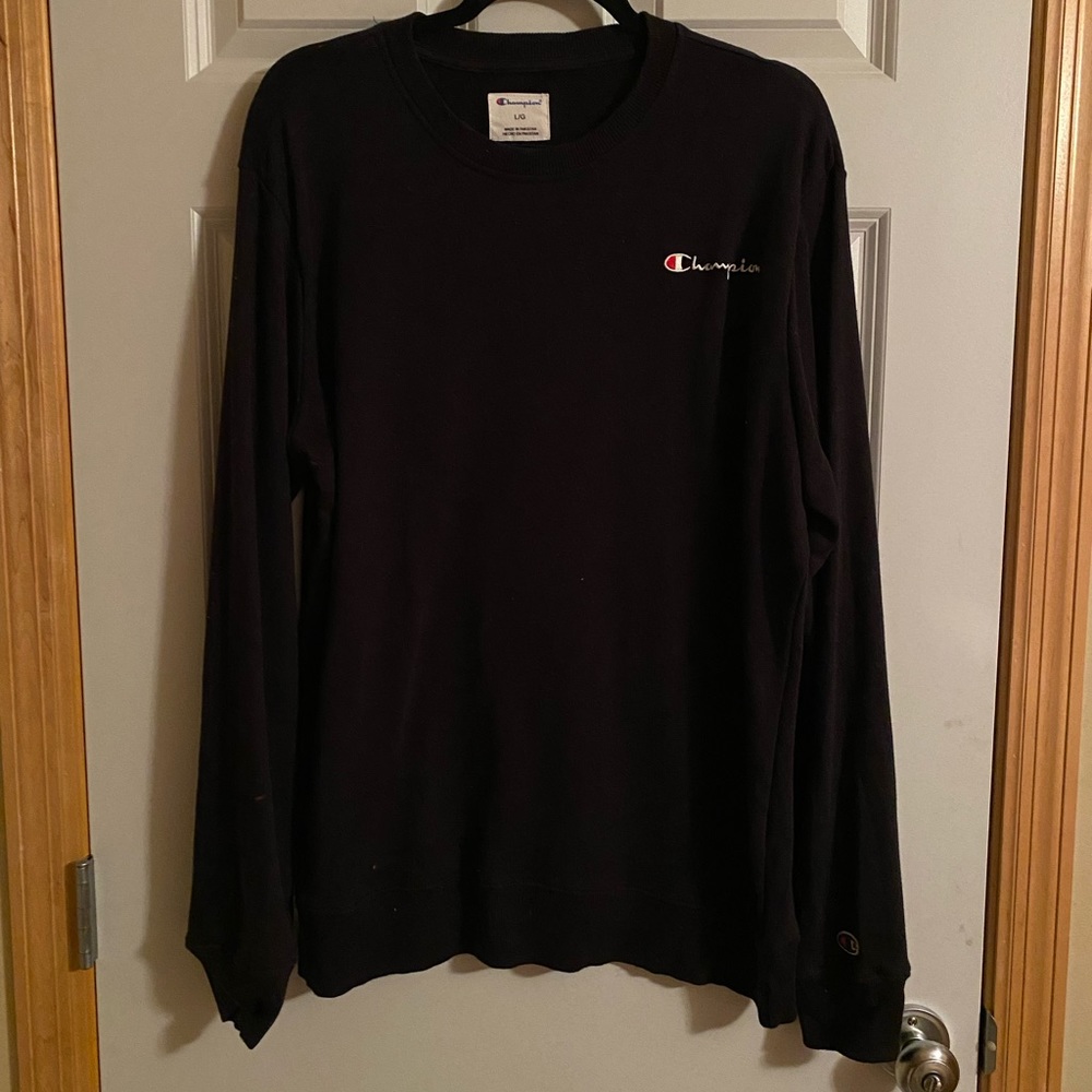Simple champion crewneck